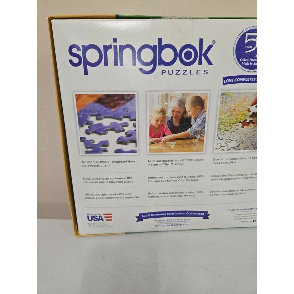 Springbok 1000 Piece Jigsaw Puzzle - Mountain Express (24